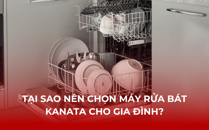 Tại sao nên chọn máy rửa bát Kanata cho gia đình?